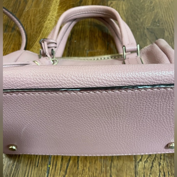 Mauve Kate Spade Satchel Purse with tassel - Picture 6 of 16